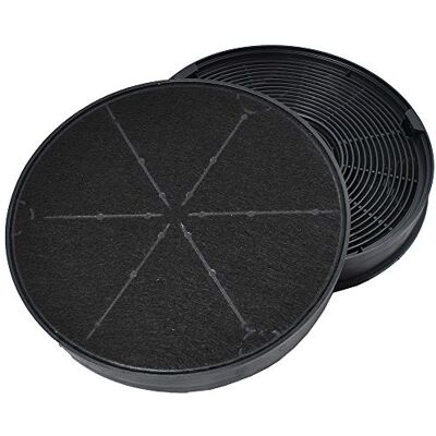 AllSpares Adapté pour Bosch/Siemens/Faber/Neff (2 pcs.) Filtre à charbon 748733/00748732 / 00748733/1120157240 - Publicité AllSpares Adapté pour Bosch/Siemens/Faber/Neff (2 pcs.) Filtre à charbon 748733/00748732 / 00748733/1120157240 - Publicité