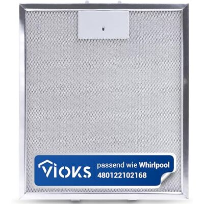 VIOKS Filtre à Graisse pour Hotte de Cuisine/Filtre Graisse Hotte de Cuisine Aspirante/Filtre Métallique de Rechange 305 x 267 mm/Filtre à Hotte Anti Graisse - Publicité VIOKS Filtre à Graisse pour Hotte de Cuisine/Filtre Graisse Hotte de Cuisine Aspirante/Filtre Métallique de Rechange 305 x 267 mm/Filtre à Hotte Anti Graisse - Publicité