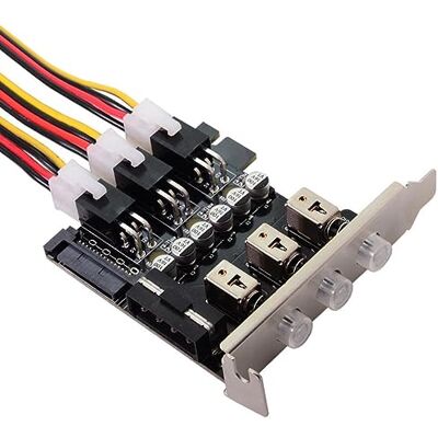 chenyang 3 SATA HDD SSD Système de contrôle du module de sélection du commutateur d'alimentation du disque dur avec support à profil bas de 80mm - Publicité chenyang 3 SATA HDD SSD Système de contrôle du module de sélection du commutateur d'alimentation du disque dur avec support à profil bas de 80mm - Publicité