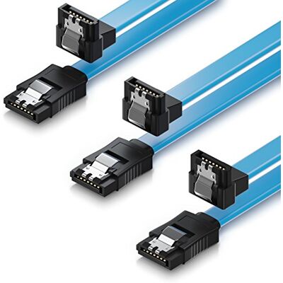 deleyCON 3x 50cm Câble SATA III S-ATA 3 Données pour SSD HDD Disque Dur 6 GBit/s Connexion Liaison 1x Droite 1x 90° Fiche L-Type Bleu - Publicité deleyCON 3x 50cm Câble SATA III S-ATA 3 Données pour SSD HDD Disque Dur 6 GBit/s Connexion Liaison 1x Droite 1x 90° Fiche L-Type Bleu - Publicité