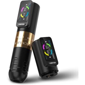 Ambition Seher Machine à Tatouer Rotative Sans Fil Machine Tatouage 6 Courses Réglables (2.2-4.2mm), Moteur Sans Charbon, Double Batterie 2400mAh pour Artistes Pros - Publicité Ambition Seher Machine à Tatouer Rotative Sans Fil Machine Tatouage 6 Courses Réglables (2.2-4.2mm), Moteur Sans Charbon, Double Batterie 2400mAh pour Artistes Pros - Publicité