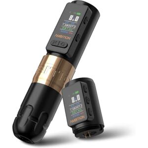 Ambition Soldier Max Machine à Tatouer Rotative Sans Fil Machine Tatouage 4.0mm Course, Mode Fréquence, Système Stabilisation, Double Batterie 2400mAh pour Artistes Professionnels - Publicité Ambition Soldier Max Machine à Tatouer Rotative Sans Fil Machine Tatouage 4.0mm Course, Mode Fréquence, Système Stabilisation, Double Batterie 2400mAh pour Artistes Professionnels - Publicité