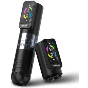 Ambition Seher Machine à Tatouer Rotative Sans Fil Machine Tatouage 6 Courses Réglables (2.2-4.2mm), Moteur Sans Charbon, Double Batterie 2400mAh pour Artistes Pros - Publicité Ambition Seher Machine à Tatouer Rotative Sans Fil Machine Tatouage 6 Courses Réglables (2.2-4.2mm), Moteur Sans Charbon, Double Batterie 2400mAh pour Artistes Pros - Publicité