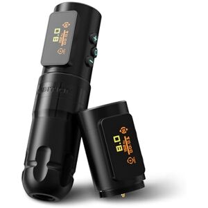 Ambition Shura-X Machine à Tatouer Machine Tatouage Stylo à Cartouches, Système de Stabilisation Avancé, Moteur Sans Charbon, Double Alimentation 1800mAh pour Artistes Professionnels - Publicité Ambition Shura-X Machine à Tatouer Machine Tatouage Stylo à Cartouches, Système de Stabilisation Avancé, Moteur Sans Charbon, Double Alimentation 1800mAh pour Artistes Professionnels - Publicité
