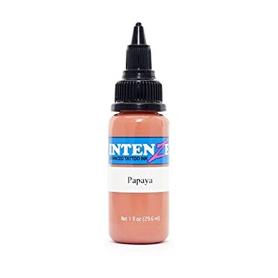 Intenze Encre de tatouage Orange 30ml- Papaya -L'orig.:couleurs résistantes et absolument stériles–Encre de tatouage végétalienne–Encre de tatouage pour des tatouages permanents vivants - Publicité Intenze Encre de tatouage Orange 30ml- Papaya -L'orig.:couleurs résistantes et absolument stériles–Encre de tatouage végétalienne–Encre de tatouage pour des tatouages permanents vivants - Publicité