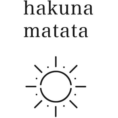 Inkster Tattoo Hakuna Matata et Radiant Sun Tattoo Twin Pack Tatouage temporaire avec certification cosmétique européenne l'original imperméable + végétalien - Publicité Inkster Tattoo Hakuna Matata et Radiant Sun Tattoo Twin Pack Tatouage temporaire avec certification cosmétique européenne l'original imperméable + végétalien - Publicité