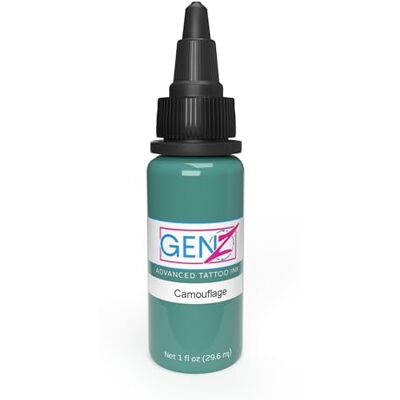 Intenze Tattoo Farbe grün 30ml -Camouflage- Das Original:Farbecht&absolut steril -Tattoo Tinte vegan-Tattoo Ink für lebendiges permanent Tattoo,Stick&Poke-Tattoofarbe mit perfekter Konsistenz - Publicité Intenze Tattoo Farbe grün 30ml -Camouflage- Das Original:Farbecht&absolut steril -Tattoo Tinte vegan-Tattoo Ink für lebendiges permanent Tattoo,Stick&Poke-Tattoofarbe mit perfekter Konsistenz - Publicité