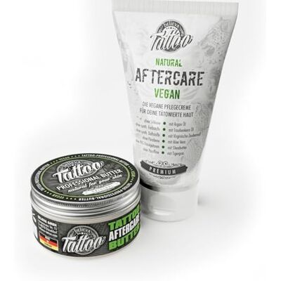 believa Tattoo Kit de soin de tatouage / coffret cadeau pour la peau tatouée – Lot de 2 pièces moyennes - Publicité believa Tattoo Kit de soin de tatouage / coffret cadeau pour la peau tatouée – Lot de 2 pièces moyennes - Publicité