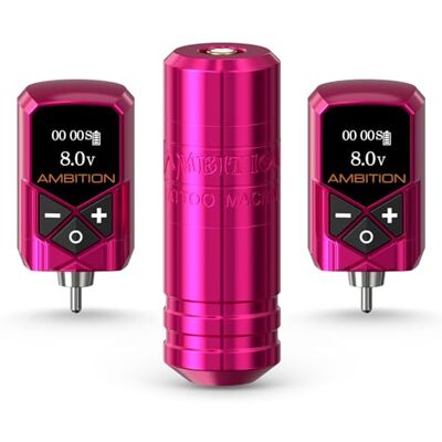 Ambition Torped Machine a Tatouer, Machine Tatouage Sans Fil, Moteur Brushless, Double Batterie 2400mAh pour Tattoo Professionnels - Publicité Ambition Torped Machine a Tatouer, Machine Tatouage Sans Fil, Moteur Brushless, Double Batterie 2400mAh pour Tattoo Professionnels - Publicité