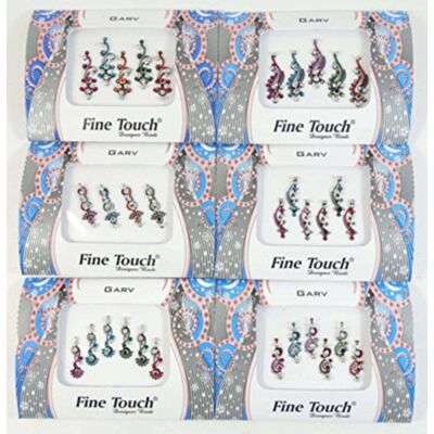 Banithani 6 Pcs Bindi Pack Complet Front Assortis Tatouage Indien Cadeau D'Autocollants Pour Les Femmes - Publicité Banithani 6 Pcs Bindi Pack Complet Front Assortis Tatouage Indien Cadeau D'Autocollants Pour Les Femmes - Publicité