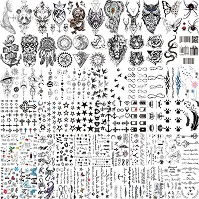 COKTAK Lot de 66 feuilles de tatouages temporaires animaux noirs pour femmes, hommes, enfants, petits espaces, lune, Halloween, autocollants adhésifs pour femmes et hommes, faux tatouages adhésifs - Publicité COKTAK Lot de 66 feuilles de tatouages temporaires animaux noirs pour femmes, hommes, enfants, petits espaces, lune, Halloween, autocollants adhésifs pour femmes et hommes, faux tatouages adhésifs - Publicité