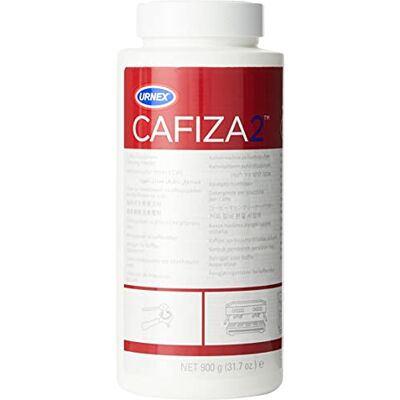 Motta Urnex URN0401 Cafiza2 Poudre de nettoyage pour machine à expresso, pot de 900 g, blanc - Publicité Motta Urnex URN0401 Cafiza2 Poudre de nettoyage pour machine à expresso, pot de 900 g, blanc - Publicité