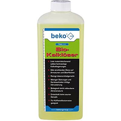 Beko Tecline Détartrant Bio Flacon de 1 L, 1 pièce, 299301000 - Publicité Beko Tecline Détartrant Bio Flacon de 1 L, 1 pièce, 299301000 - Publicité