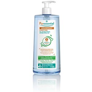 Puressentiel Assainissant Gel Antibactérien aux 3 Huiles Essentielles Elimine 99,9% des bactéries et des virus 975 ml - Publicité