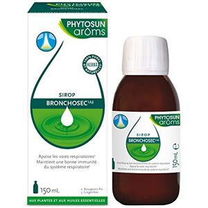 PHYTOSUN AROMS Phytosun Arôms Sirop Bronchosec (1),(2),(3) aux Plantes et aux Huiles Essentielles 150 ml - Publicité