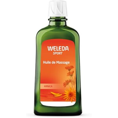 Weleda Huile de Massage à l'Arnica 200 ml Extrait d’Arnica Bio, Préparation & Récupération Sportive, Recommandée par les Masseurs-Kinésithérapeutes, Vegan NATRUE - Publicité Weleda Huile de Massage à l'Arnica 200 ml Extrait d’Arnica Bio, Préparation & Récupération Sportive, Recommandée par les Masseurs-Kinésithérapeutes, Vegan NATRUE - Publicité