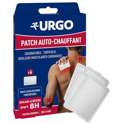 Urgo Patch Auto-Chauffant Multi-zones Soulage les douleurs musculaires x2 - Publicité Urgo Patch Auto-Chauffant Multi-zones Soulage les douleurs musculaires x2 - Publicité