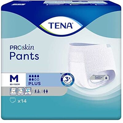 TENA Pants Plus Lot de 56 slips d'incontinence Taille M - Publicité TENA Pants Plus Lot de 56 slips d'incontinence Taille M - Publicité