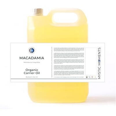 Mystic Moments Huile végétale de macadamia biologique 5 litres - Publicité Mystic Moments Huile végétale de macadamia biologique 5 litres - Publicité