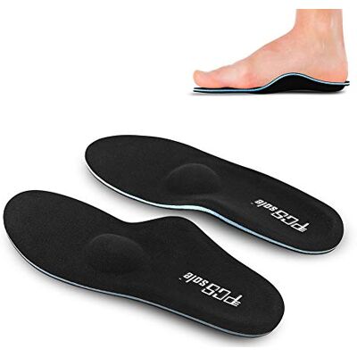 PCssole Semelles Orthopédiques Pieds Plats Support Arch Pour les Douleurs au Niveau du Talon, la Fasciite Plantaire,Semelles pour les Sports, les Loisirs, le Travail Noir EU38-39(25cm) - Publicité PCssole Semelles Orthopédiques Pieds Plats Support Arch Pour les Douleurs au Niveau du Talon, la Fasciite Plantaire,Semelles pour les Sports, les Loisirs, le Travail Noir EU38-39(25cm) - Publicité