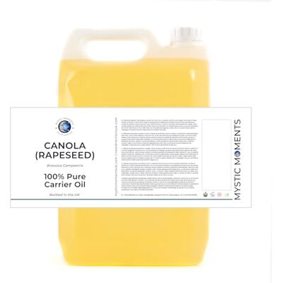 Mystic Moments Canola (Colza) Huile De Base 5 Litres 100% Pur - Publicité Mystic Moments Canola (Colza) Huile De Base 5 Litres 100% Pur - Publicité