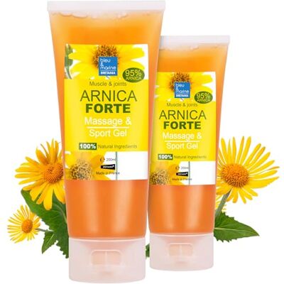 bleu & marine Bretania Gel d'Arnica Forte 95% Bio Hydratant, Revitalisant, Apaisant Sport, Articulations, Vergetures 2 x 200 ml - Publicité bleu & marine Bretania Gel d'Arnica Forte 95% Bio Hydratant, Revitalisant, Apaisant Sport, Articulations, Vergetures 2 x 200 ml - Publicité
