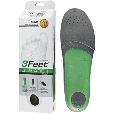 Sidas Semelles 3Feet Slim Low, Pieds à voûtes plantaires basses, Adaptées aux faibles volumes chaussants, Soutien du Pied et Confort longue durée (39-41) - Publicité Sidas Semelles 3Feet Slim Low, Pieds à voûtes plantaires basses, Adaptées aux faibles volumes chaussants, Soutien du Pied et Confort longue durée (39-41) - Publicité
