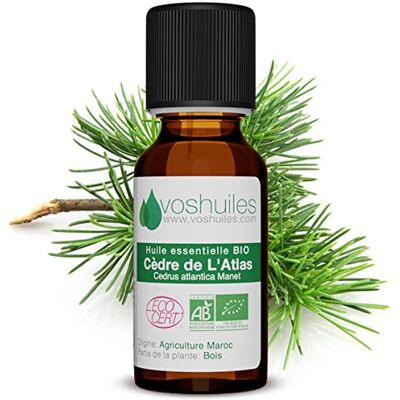 Voshuiles Huile Essentielle de Cèdre Bio - 125ml - Publicité Voshuiles Huile Essentielle de Cèdre Bio - 125ml - Publicité