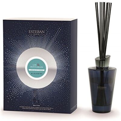 Esteban Bouquet Parfumé XL Lin et Petitgrain 300ml Collection ELESSENS - Publicité Esteban Bouquet Parfumé XL Lin et Petitgrain 300ml Collection ELESSENS - Publicité