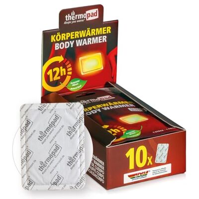 THERMOPAD Chauffe Corps – L'ORIGINAL : 10 Pieces de chaufferettes pour jusqu'à 12 Heures de Chaleur pour Tout Le Corps activé par l'air Utilisation immédiate - Publicité THERMOPAD Chauffe Corps – L'ORIGINAL : 10 Pieces de chaufferettes pour jusqu'à 12 Heures de Chaleur pour Tout Le Corps activé par l'air Utilisation immédiate - Publicité