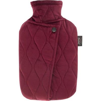 Fashy Bouillotte 2,0 l, bordeaux, housse matelassée avec bouton pression et fermeture Velcro - Publicité Fashy Bouillotte 2,0 l, bordeaux, housse matelassée avec bouton pression et fermeture Velcro - Publicité