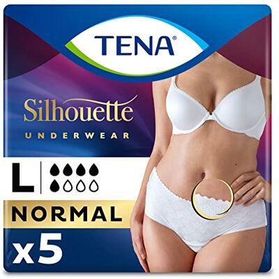 TENA Lady Discreet Lot de 5 culottes Taille L - Publicité TENA Lady Discreet Lot de 5 culottes Taille L - Publicité