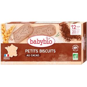 Babybio Petits Biscuits au cacao 160gr - Publicité Babybio Petits Biscuits au cacao 160gr - Publicité