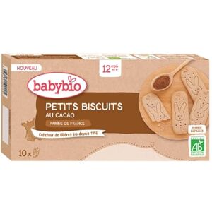 Babybio Petits Biscuits au Cacao Farine de France 12+ mois - Publicité