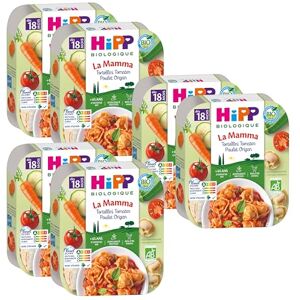 HiPP La Mamma Tortellini Tomates Poulet Origan Assiettes 6x250 g BIOLOGIQUE - Publicité HiPP La Mamma Tortellini Tomates Poulet Origan Assiettes 6x250 g BIOLOGIQUE - Publicité