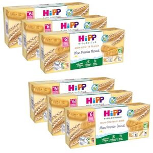 HiPP Mon Premier Biscuit dès 6 Mois Boîtes de 180 G Lot de 6 BIOLOGIQUE - Publicité HiPP Mon Premier Biscuit dès 6 Mois Boîtes de 180 G Lot de 6 BIOLOGIQUE - Publicité