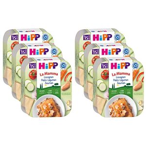 HiPP La Mamma Lasagnes Petits Légumes Saumon Dès 15 Mois Assiettes 6x250 g - Publicité HiPP La Mamma Lasagnes Petits Légumes Saumon Dès 15 Mois Assiettes 6x250 g - Publicité