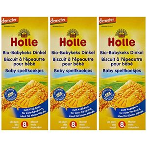 Holle Biscottes à l'Épeautre Pour Bébé Biologique 150 g Lot de 3 - Publicité