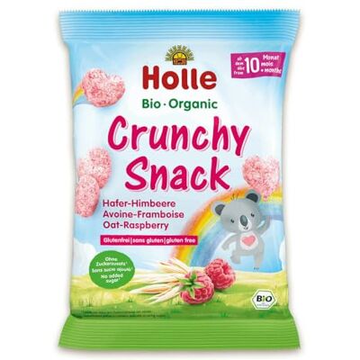Holle Snack Crunchy Snack Avoine Framboise 30 g (1) - Publicité Holle Snack Crunchy Snack Avoine Framboise 30 g (1) - Publicité