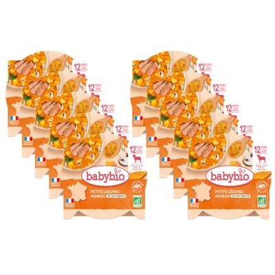Babybio Assiette Légumes Agneau Menthe 12+ mois BIO 230g Lot de 10 - Publicité Babybio Assiette Légumes Agneau Menthe 12+ mois BIO 230g Lot de 10 - Publicité