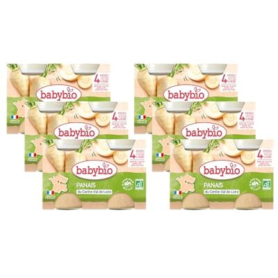 Babybio Petits Pots Panais du Val de Loire 2x130 g PACK de 6 4 Mois BIO - Publicité Babybio Petits Pots Panais du Val de Loire 2x130 g PACK de 6 4 Mois BIO - Publicité