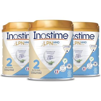Biostime Inostime Lait Infantile LPN HMO Plus 2ème âge Lot de 3 - Publicité Biostime Inostime Lait Infantile LPN HMO Plus 2ème âge Lot de 3 - Publicité