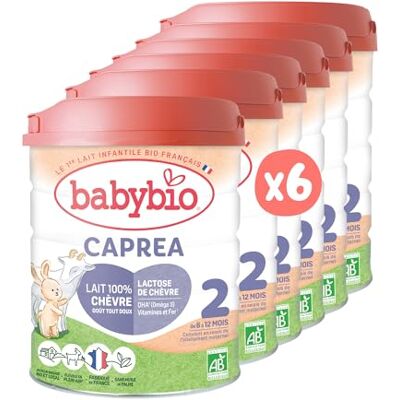 Babybio Caprea 2 lot de 6 - Publicité Babybio Caprea 2 lot de 6 - Publicité