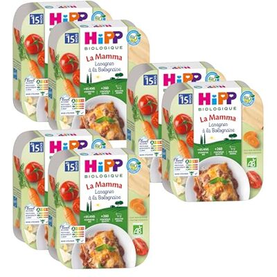 HiPP La Mamma Lasagnes à Bolognaise dès 15 mois Assiettes 6x250 g BIOLOGIQUE - Publicité HiPP La Mamma Lasagnes à Bolognaise dès 15 mois Assiettes 6x250 g BIOLOGIQUE - Publicité