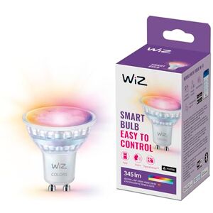WiZ Ampoule en verre LED intelligente GU10 Remplacement GU10 50W, 16 millions de couleurs, Wi-Fi/Bluetooth, commande vocale/application, fonctionne avec Google Home, Alexa et HomeKit, 1pack - Publicité WiZ Ampoule en verre LED intelligente GU10 Remplacement GU10 50W, 16 millions de couleurs, Wi-Fi/Bluetooth, commande vocale/application, fonctionne avec Google Home, Alexa et HomeKit, 1pack - Publicité