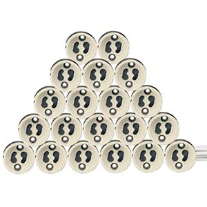 EACLL GU10 Lot de 20 bases lampes, culot céramique, économique pratique, câble silicone qualité, connecteur GU10 LED ou ampoule halogène - Publicité EACLL GU10 Lot de 20 bases lampes, culot céramique, économique pratique, câble silicone qualité, connecteur GU10 LED ou ampoule halogène - Publicité