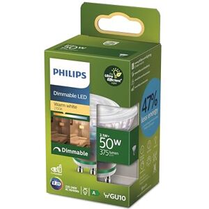 Philips LED Classic 50W GU10 WW 36D DIM UE SRT4 - Publicité Philips LED Classic 50W GU10 WW 36D DIM UE SRT4 - Publicité