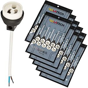 ISOLATECH GU10 ignifuge douilles en céramique VDE RoHS 230-250 Volt 2A max.100W 0,75mm 2 câbles LED halogène (ici : 100 pièces) - Publicité ISOLATECH GU10 ignifuge douilles en céramique VDE RoHS 230-250 Volt 2A max.100W 0,75mm 2 câbles LED halogène (ici : 100 pièces) - Publicité