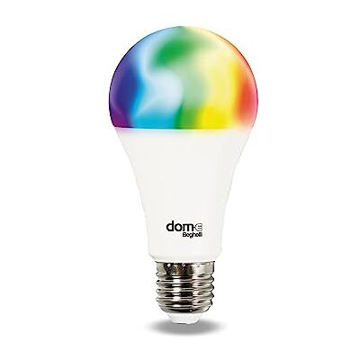 Beghelli Ampoule LED Smart Dom-e E27 14W RGB-CCT WiFi, Compatible avec Alexa, Application Domotique, Réglage des Couleurs et de l'Intensité, Commande Vocale, Installation Facile Blanc, 1 Unité - Publicité Beghelli Ampoule LED Smart Dom-e E27 14W RGB-CCT WiFi, Compatible avec Alexa, Application Domotique, Réglage des Couleurs et de l'Intensité, Commande Vocale, Installation Facile Blanc, 1 Unité - Publicité