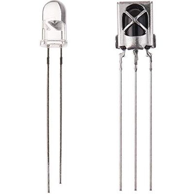 BOJACK lampe Emetteur Infrarouge et Diode Récepteur IR, lampe Emission Infrarouge et Tube Récepteur pour Arduino (pack de 10 paires) - Publicité BOJACK lampe Emetteur Infrarouge et Diode Récepteur IR, lampe Emission Infrarouge et Tube Récepteur pour Arduino (pack de 10 paires) - Publicité